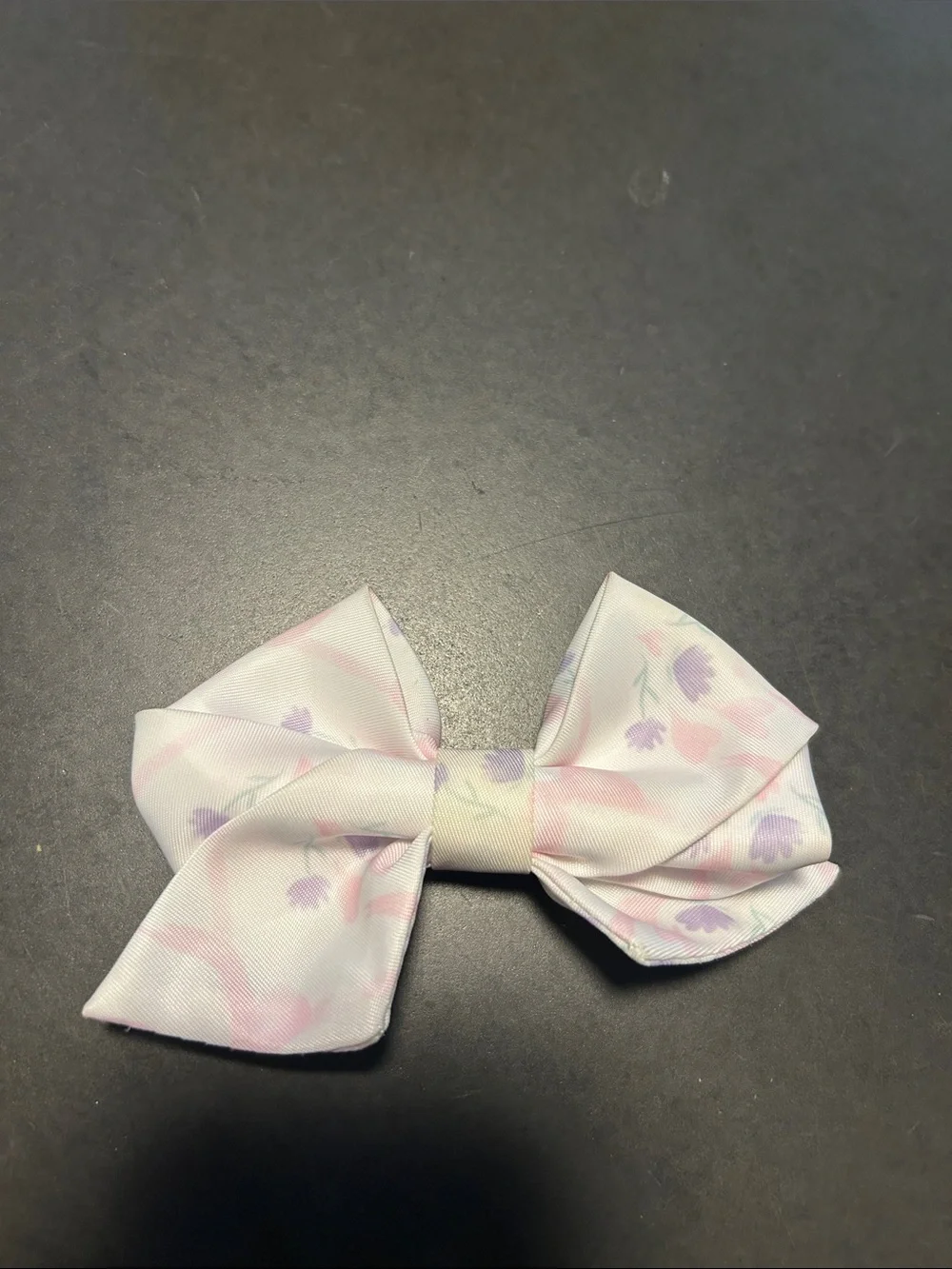 Stoney clover lane - Kids Floral Pink & Purple Bow Hair Clip- large size